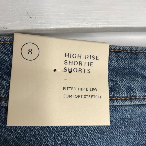 NWT high rise Shortie shorts sz8 - Picture 5 of 7